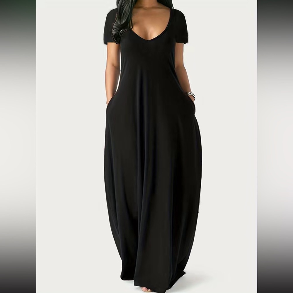 Boho side pockets comfy maxi dress - Picture 15 of 16